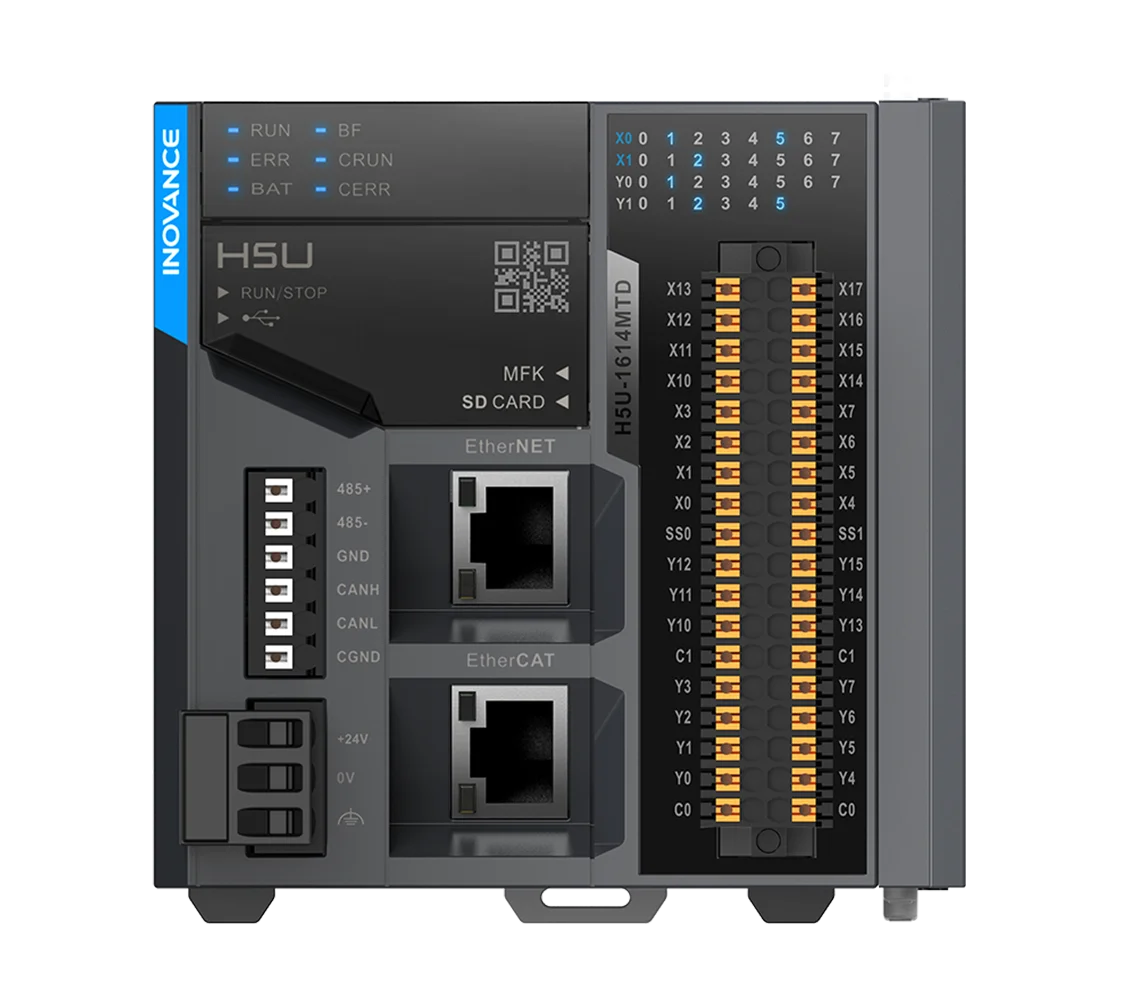H5U系列EtherCAT总线高性能小型PLC